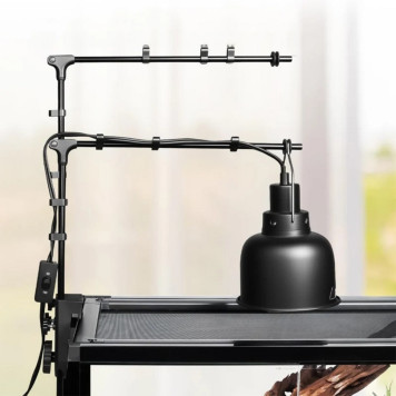 Тримач для ламп Repti-Zoo Dual Light Bracket LH023D подвійний кронштейн для тераріуму 360°-1