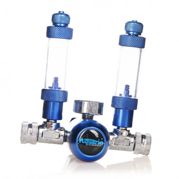 Редуктор CO2 Aquario BLUE TWIN Standard на два виходи-3