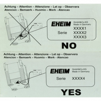 Панель управління температурою для Eheim Professionel 1T/2T 350/600 (7655008)-1