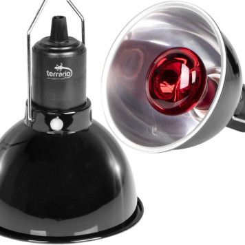 Світильник глибокий рефлекторний Terrario Biosphere Light 75W для локального обігріву тераріумів з керамічним патроном E27-4