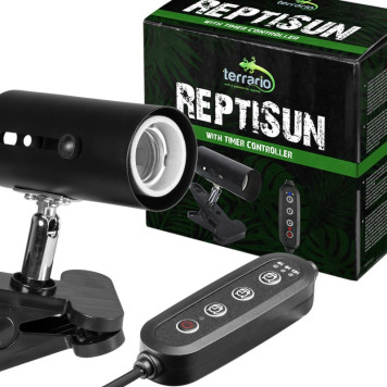 Світильник з затискної ручкою і таймером Terrario ReptiSun Time Control 200W-6