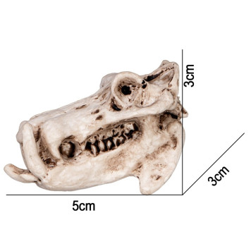 Декорація череп бегемота Terrario Hippo Skull 5x3x3см (533)-1