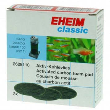 Фильтрующие прокладки с активированным углем для Eheim Classic 150 (2628110)
