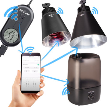 Світильник глибокий рефлекторний з Wi-Fi Repti-Zoo Smart Wi-Fi Deep Lamp L 150W (ZRL02LB)-1