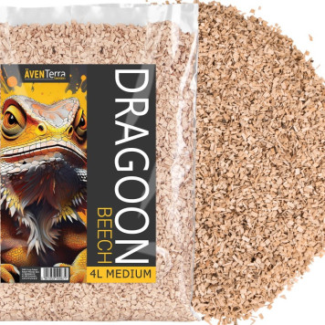 Натуральна деревна підстилка Aventerra DRAGOON Beech Medium 4л для рептилій, павуків і гризунів-6
