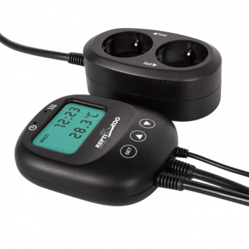 Цифровий термостат з таймером Repti-Zoo Digital Thermostat & Timer (THC20) для тераріумів і акваріумів-3