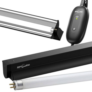 Світильник з лампою T5 Repti-Zoo Lighting Combo Smart KIT 10.0 UVB 39W 87.5 см (ZAT2839ST) для рептилій