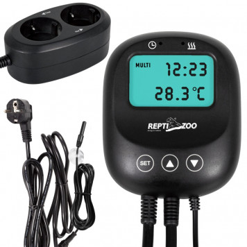 Цифровий термостат з таймером Repti-Zoo Digital Thermostat & Timer (THC20) для тераріумів і акваріумів-2