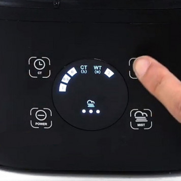 Генератор туману зовнішній Repti-Zoo LCD Fogger TF03 з сенсорним керуванням і таймером-3