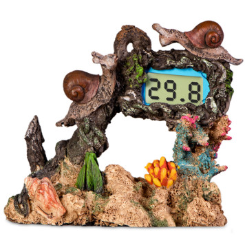 Декорація Yusee Aquarium Decor Thermometer з термометром LCD 14X6X11см (ys201030)-3