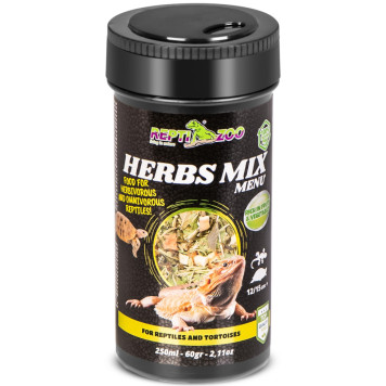 Рослинна суміш для рептилій і черепах Repti-Zoo Herbs Mix Menu 250мл.-3