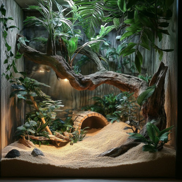Натуральна деревна підстилка Aventerra Sweden SNAKEEY Wood Tiny 4 л для гризунів і змій-6