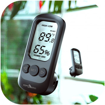 Гігрометр - термометр цифровий Repti-Zoo Digital Alarm Thermometer Hygrometer (SH129)-1