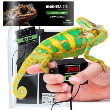 Нагрівальний мат з термостатом Terrario Amantea 2.0 35W 65x28см-5