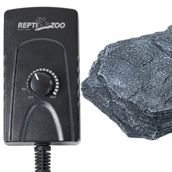 Нагрівальний камінь з регулятором температури Repti-Zoo Dimmer Heat Rock 12W 20x27x3 см (AHR0612P) для тераріумів-4