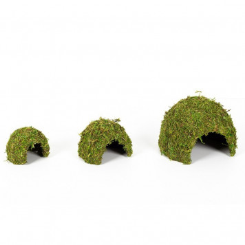 Схованка з моху Repti-Zoo Natural Mossy Dome L 22x17см ERS25L для тераріуму, рептилій і геконів, з живим мохом-5