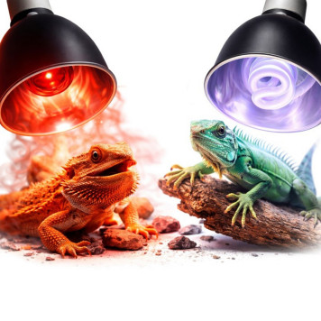 Світильник глибокий рефлекторний Terrario LUNOONE 2.0 E27 100W для локального обігріву тераріумів-8