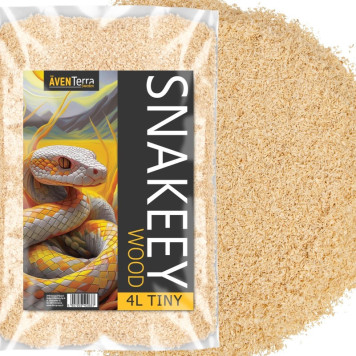Натуральна деревна підстилка Aventerra Sweden SNAKEEY Wood Tiny 4 л для гризунів і змій-8