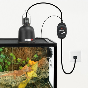 Світильник з глибоким рефлектором і термостатом Repti-Zoo RL04DTC 100W, з функцією dimming для тераріуму-3