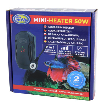 Нагрівач з електронним управлінням Aqua Nova 50Вт (MINI-HEATER-50W)-5