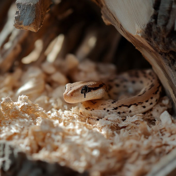 Натуральна деревна підстилка Aventerra Sweden SNAKEEY Wood Tiny 4 л для гризунів і змій-3