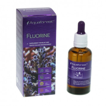 Фтор (F) для морського акваріума Aquaforest Fluorine 50 мл - добавка для коралів і флуоресценції-1