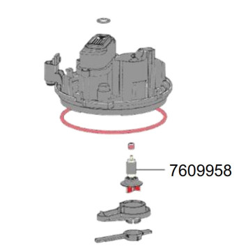 Ротор (імпеллер) для зовнішнього фільтру Eheim classicVARIO+e 250 (2214) (7609958)-1