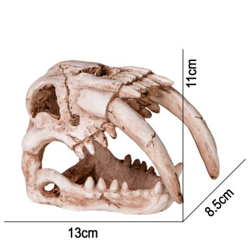 Декорація череп тигра Terrario Sabertooth Skull 13x8,5x11см (15911)-1