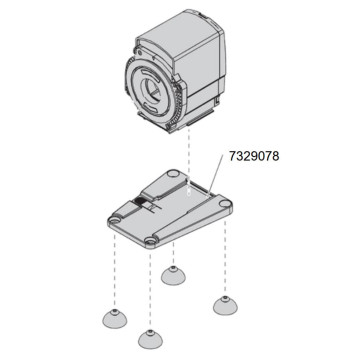 Монтажна пластина для Eheim compactON9000/12000/16000 (1033/1034/1035) (7329078)-2