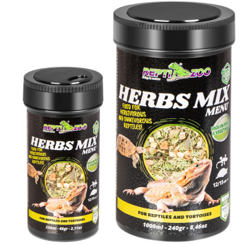 Рослинна суміш для рептилій і черепах Repti-Zoo Herbs Mix Menu 1000мл.-3