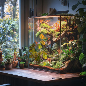 Штучна рослина, монстера підвісна Terrario 70см (334)-4