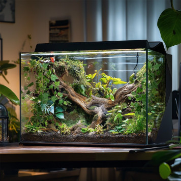 Штучна рослина, звисаючий плющ Terrario 75см (353)-3