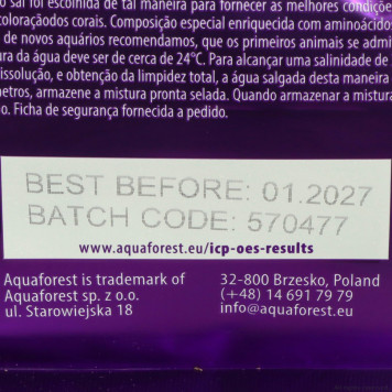 Сіль для рифових акваріумів Aquaforest Reef Salt 10кг (734707)-2