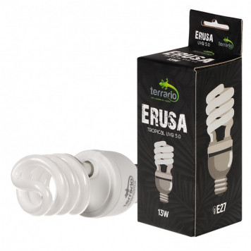 Люмінесцентна лампа Terrario Erusa Tropical UVB 5.0 13W  для тропічних рептилій та амфібій-1