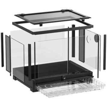 Тераріум Repti-Zoo 60x45x45 см (CRK0107) - скляний тераріум для рептилій та амфібій-5
