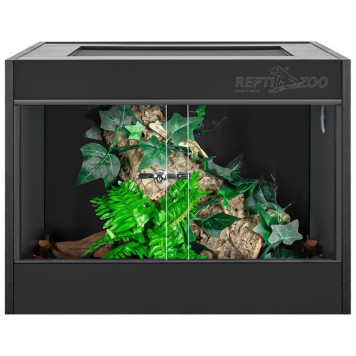 Тераріум з ПВХ Repti-Zoo Terrarium PVC 60x45x45 см (CN604545PN) скляними дверцятами для рептилій і амфібій-1