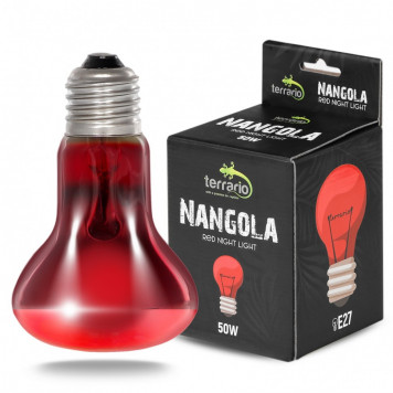 Інфрачервона нагрівальна лампа Terrario Nangola Red Night Light 50W-2