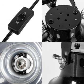 Світильник глибокий рефлекторний Repti-Zoo Big Multi Dome 200W (RL18)-5