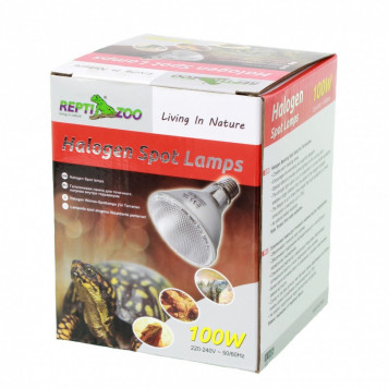 Лампа галогенова точкового нагріву UVA Repti-Zoo Spot lamp 100W (PAR30100)-1