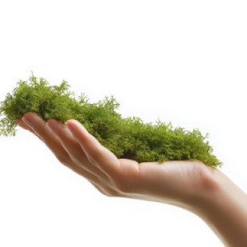 Натуральний мох торф’яний Terrario ForestHeart Sphagnum Moss 100г для тераріумів та орхідей-8