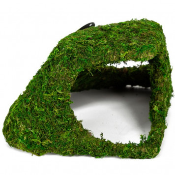 Схованка з живим мохом Repti-Zoo Natural Mossy Hill 26x18x13 см для тераріуму, рептилій і геконів (ERS30)-2