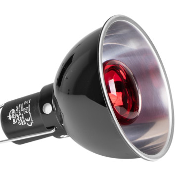 Світильник глибокий рефлекторний Terrario Biosphere Light 75W для локального обігріву тераріумів з керамічним патроном E27-2