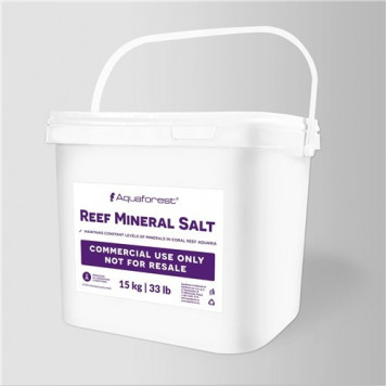 Сіль не містить (NaCl) хлорид натрію Aquaforest Reef Mineral Salt 15кг