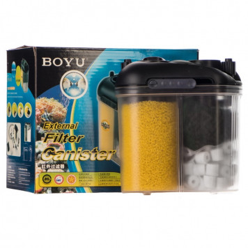 Зовнішній фільтр з УФ лампою UV BOYU EFU-05 до 60л (EFU-05)-1