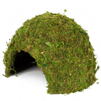 Схованка з моху Repti-Zoo Natural Mossy Dome L 22x17см ERS25L для тераріуму, рептилій і геконів, з живим мохом-1