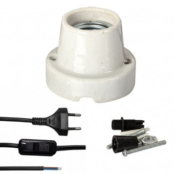 Керамический прямой патрон Repti-Zoo CS007-1 (RZ-CS007-1)-2