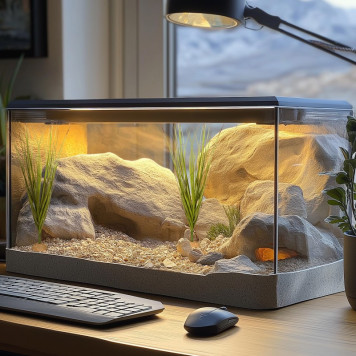 Штучна рослина, висока трава Terrario 15x7x41см (325)-4