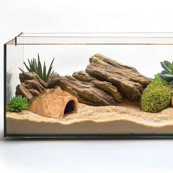 Декорація пещера Terrario Rock Shelter без дна 22x13x8,5см (23139)-3