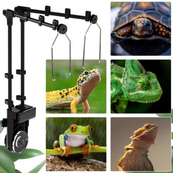 Тримач для ламп Repti-Zoo Dual Light Bracket LH023D подвійний кронштейн для тераріуму 360°-5