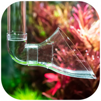 Насадка водовивідна lily pipe Aquario Neo Outlet L 16/22мм-2